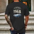 Vintage Camaro 1968 Shirt Mens Back Print T-shirt Gifts for Men