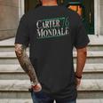 Vintage Carter Mondale 1976 Jimmy Carter Retro Campaign Mens Back Print T-shirt Gifts for Men