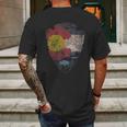 Vintage Colorado Flag Arrowhead Retro Fade Mens Back Print T-shirt Gifts for Men