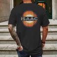 Vintage First Name Isaac Retro Personalized Mens Back Print T-shirt Gifts for Men