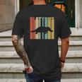 Vintage Retro Platypus Silhouette Mens Back Print T-shirt Gifts for Men