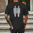 Vintage The Shining Twins Mens Back Print T-shirt Gifts for Men