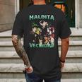 Vintage Style Maldita Vecindad Mens Back Print T-shirt Gifts for Men