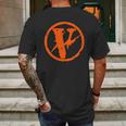 Vlone Friends Black Orange Tshirt Vlone Shirt Mens Back Print T-shirt Gifts for Men