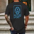 Vw Motorsport Mens Back Print T-shirt Gifts for Men