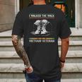 I Walked The Walk Vietnam Veteran Aesthetic Gift 2022 Mens Back Print T-shirt Gifts for Men