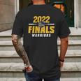 Warriors Finals 2022 Basketball Gold Blooded Warriors Graphic Design Printed Casual Daily Basic Mens Back Print T-shirt Gifts for Men