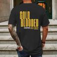 Warriors Finals 2022 Basketball Gold Blooded Warriors Graphic Design Printed Casual Daily Basic V3 Mens Back Print T-shirt Gifts for Men