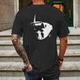 Watchmen Rorschach And Symbol Mens Back Print T-shirt Gifts for Men