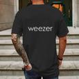 Weezer Mens Back Print T-shirt Gifts for Men