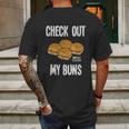 White Castle My Buns Mens Back Print T-shirt Gifts for Men