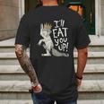 Where The Wild Things Are Eat You Up Mens Back Print T-shirt Gifts for Men