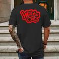 Wildnout Red Mens Back Print T-shirt Gifts for Men