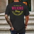 Wilkins Shirt Personalized Name GiftsShirt Name Print T Shirts Shirts With Name Wilkins Mens Back Print T-shirt Gifts for Men