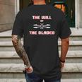 The Will Of The Blades Gaming Mens Back Print T-shirt Gifts for Men