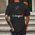 I Will Have The Gabagool Funny Fingers Mens Back Print T-shirt Gifts for Men