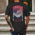 I Willie Love The Usa 4Th Of July Willie Nelson America Usa Independence Day Proud American Mens Back Print T-shirt Gifts for Men