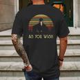 As You Wish Vintage Mens Back Print T-shirt Gifts for Men