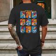 Woody Woodpecker Emotions Vintage Panel Poster Mens Back Print T-shirt Gifts for Men