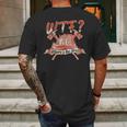 Wtf Where Is The Fire Funny Firefighter Mens Back Print T-shirt Gifts for Men