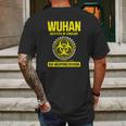 Wuhan Institute Of Virology T-Shirt Mens Back Print T-shirt Gifts for Men