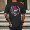 Wwe Bret Hart Hitman Mens Back Print T-shirt Gifts for Men