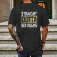 Xtreme Straight Outta New Orleans Hometown Mens Back Print T-shirt Gifts for Men