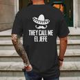 They Call Me El Jefe Bragging Boss GiftShirt Mens Back Print T-shirt Gifts for Men