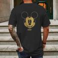 Year Of The Mouse Golden Mickey Mens Back Print T-shirt Gifts for Men