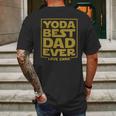 Yoda Best Dad Ever Mens Back Print T-shirt Gifts for Men