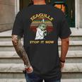 Yoda Seagulls Stop It Now Shirt Mens Back Print T-shirt Gifts for Men