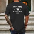 Yosemite National Park Bear Mens Back Print T-shirt Gifts for Men