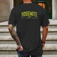 Yosemite National Park Modern Fit Mens Back Print T-shirt Gifts for Men