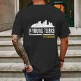 The Young Turks Pittsburgh Mens Organic Shirt Mens Back Print T-shirt Gifts for Men