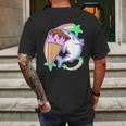 Yume Kawaii Pastel Goth Ice Cream And Shark Fairy Kei Mens Back Print T-shirt Gifts for Men