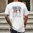 12Th Anniversary Mamma Mia Mens Back Print T-shirt Gifts for Men