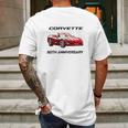 2003 Corvette 50Th Anniversary Convertible GrayShirt Mens Back Print T-shirt Gifts for Men