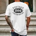 26 Years Old 26Th Birthday Anniversary Gift 1996 Limited Mens Back Print T-shirt Gifts for Men