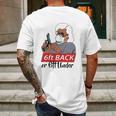 6 Feet Back Or 6 Feet Under Social Distancing Mens Back Print T-shirt Gifts for Men