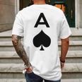 Ace Of Spades Mens Back Print T-shirt Gifts for Men