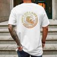 Aint No Laws When You Are Drinking Claws Faded And Distressed Mens Back Print T-shirt Gifts for Men