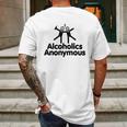 Alcoholics AnonymousShirt Mens Back Print T-shirt Gifts for Men