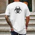 Alien Biohazard Mens Back Print T-shirt Gifts for Men