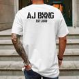 Anthony Joshua Aj Bxng Mens Back Print T-shirt Gifts for Men