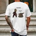 Baby Groot I Am Groot Baby Yoda I Am Mens Back Print T-shirt Gifts for Men