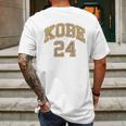 Basketball Kobe Fan 24 Mens Back Print T-shirt Gifts for Men