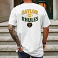 Baylor Bears Baylor Rhules Apparel Mens Back Print T-shirt Gifts for Men