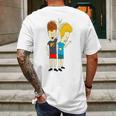 Beavis And Butt-Head Mens Back Print T-shirt Gifts for Men