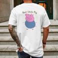 Best Uncle Pig Uncle Pig Peppa Pig Mens Back Print T-shirt Gifts for Men