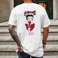 Betty Boop Brains Insulated Mens Back Print T-shirt Gifts for Men